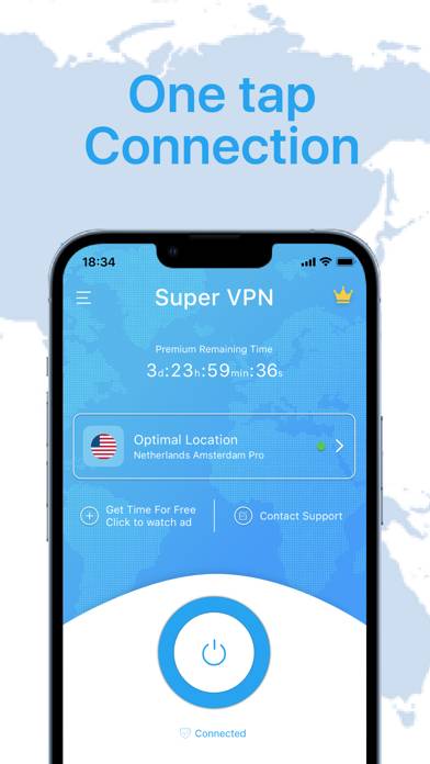 Super VPN Скриншот приложения #2