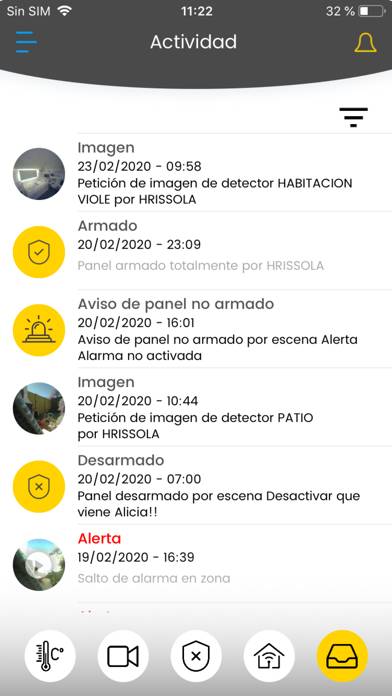 Movistar Prosegur Alarmas Captura de pantalla de la aplicación #2