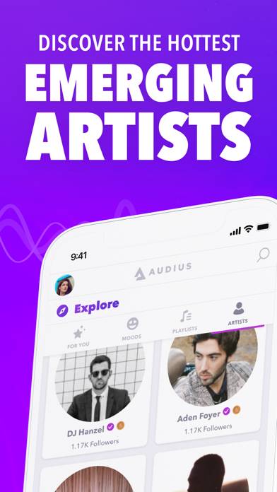 Audius Music Captura de pantalla de la aplicación #4