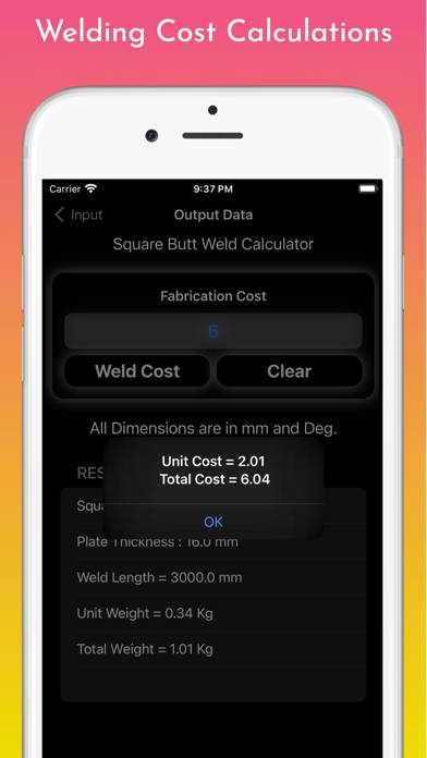 Welding Weight Calculator