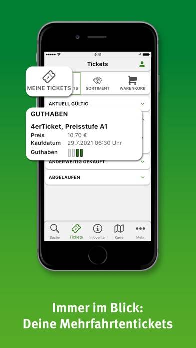 VRR App – Bus, Bahn, Bike, P plusR App screenshot #3