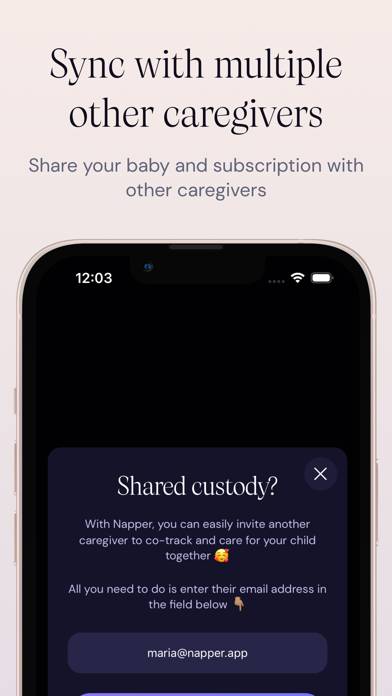 Napper: Baby Sleep Tracker App skärmdump #5