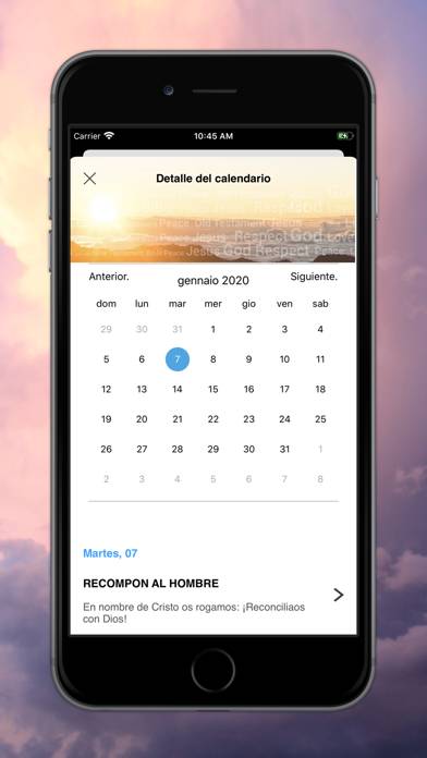 Calendario Cristiano 2020 Schermata dell'app #3