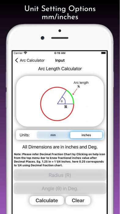 Arc Calculator Pro Capture d'écran de l'application #4