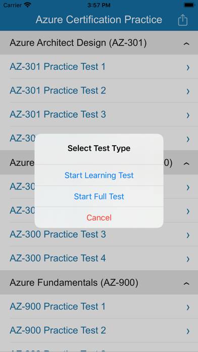 Azure Certification Practice App screenshot #4