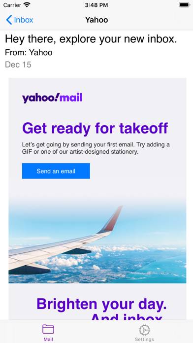 MiniMail for Yahoo Mail Schermata dell'app #1
