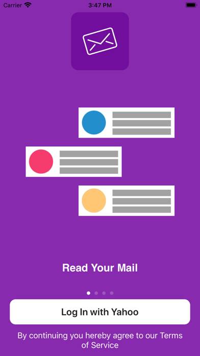 MiniMail for Yahoo Mail Schermata dell'app #4