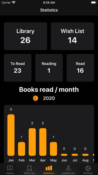 Book Tracker: Reading list Schermata dell'app #4