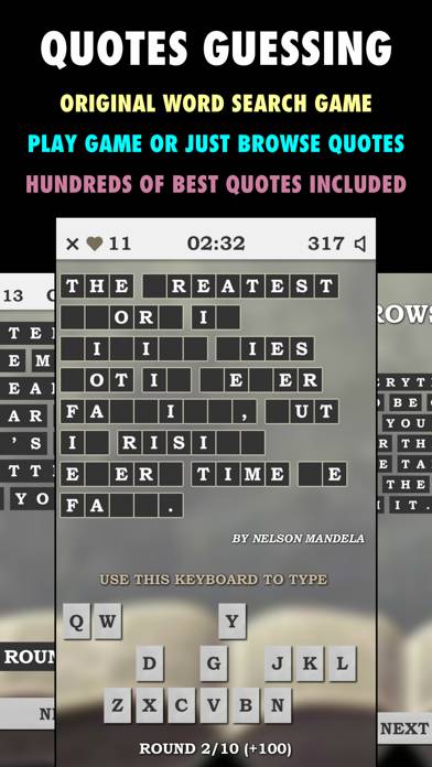 Best Quotes Guessing Game PRO App screenshot #1