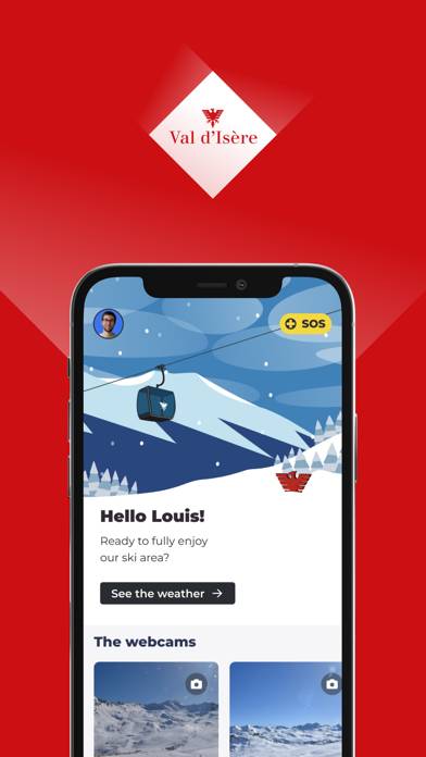 Val d'Isère Ski App skärmdump #1