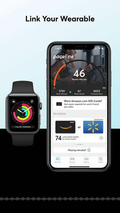 Paceline: Rewards for Exercise App screenshot