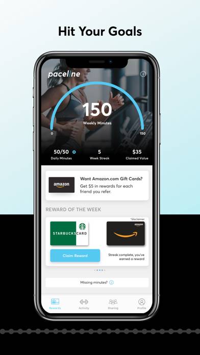 Paceline: Rewards for Exercise App screenshot