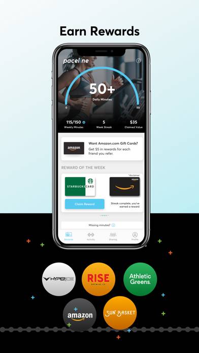 Paceline: Rewards for Exercise App screenshot