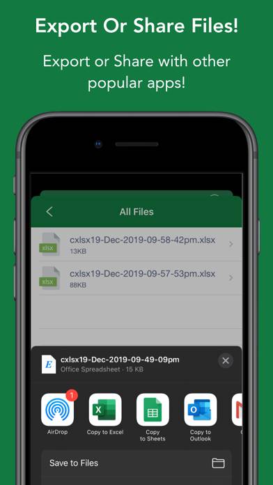 Contacts to XLSX App screenshot #4