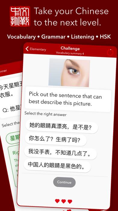 Chinese Challenges for Schools App screenshot #1
