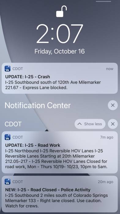 CDOT Colorado Road Conditions App screenshot #3