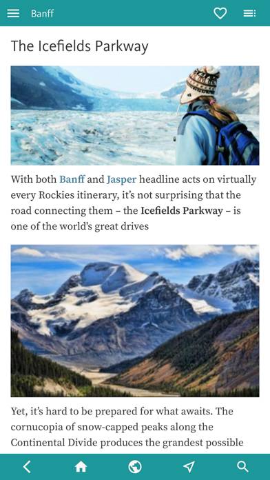 Banff & Canada's Rockies Guide App screenshot