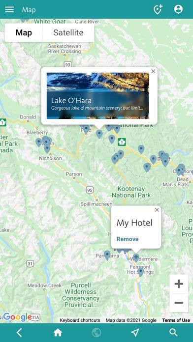 Banff & Canada's Rockies Guide App screenshot