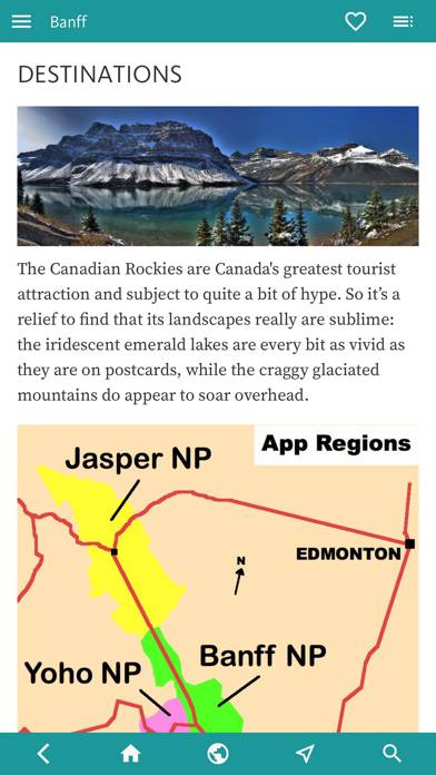 Banff & Canada's Rockies Guide App screenshot