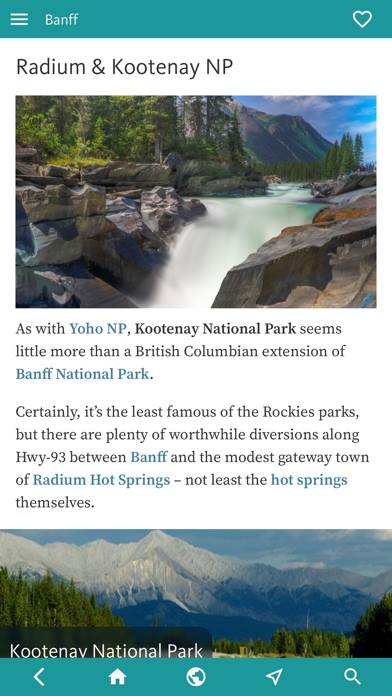 Banff & Canada's Rockies Guide App screenshot