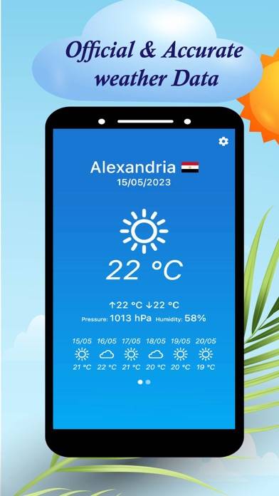 Weather - forecast & Sun App ekran görüntüsü