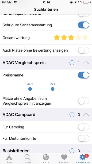 ADAC Camping / Stellplatz 2020 App-Screenshot #4