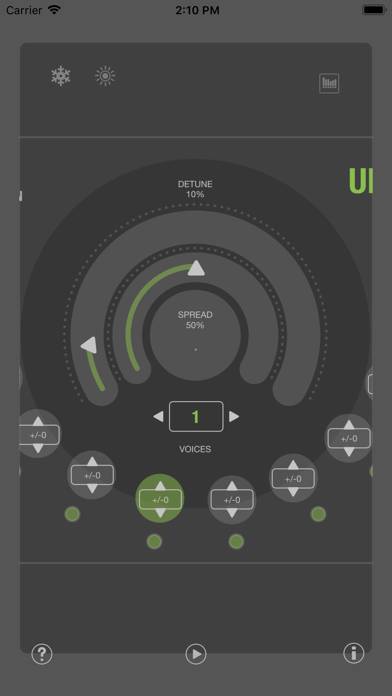 JAX Unisonic (Audio Unit) capture d'écran