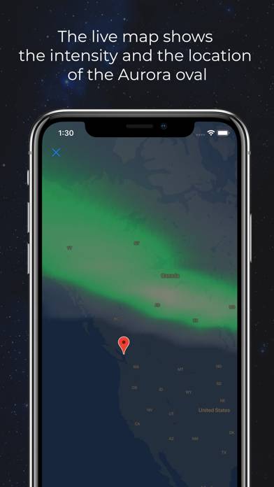 Northern Lights Forecast Capture d'écran de l'application #4