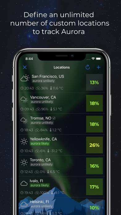 Northern Lights Forecast Captura de pantalla de la aplicación #5