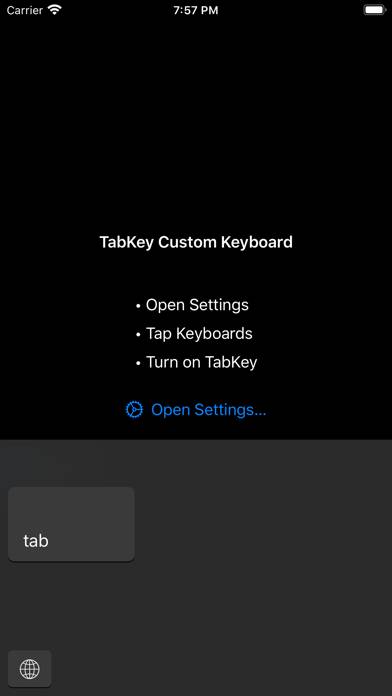 TabKey captura de pantalla