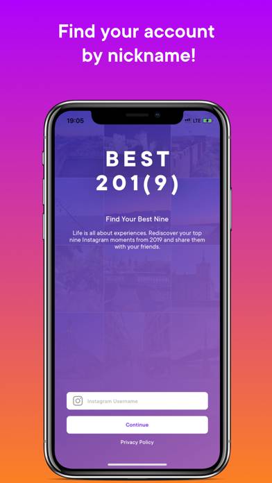 Best9.app Top nine photos year Скриншот приложения #1
