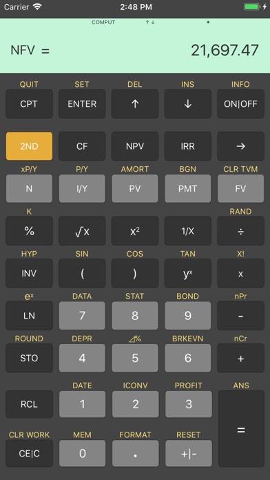 BA Plus Pro Calculator captura de pantalla