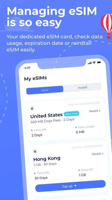 RedteaGO: eSIM Travel Internet App screenshot #4