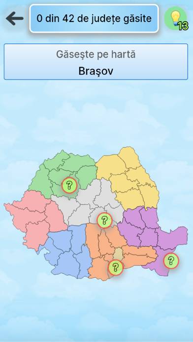 Judetele Romaniei Pro schermata del gioco