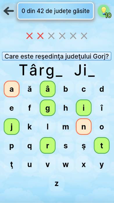 Judetele Romaniei Pro schermata del gioco