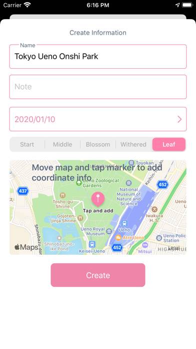 SakuraDate App screenshot