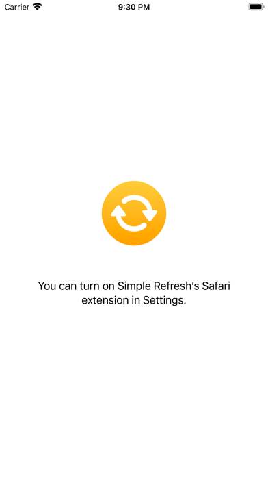 Simple Refresh for Safari Captura de pantalla de la aplicación #3