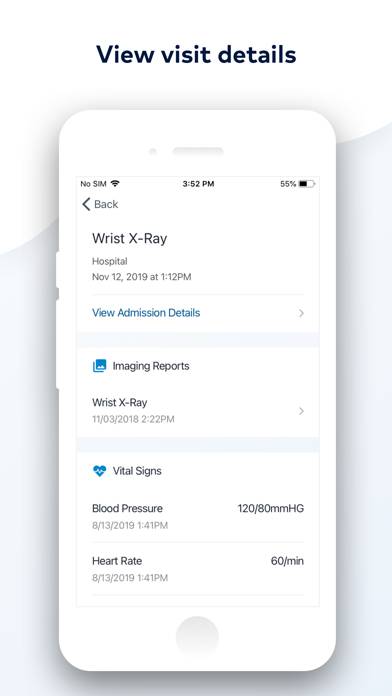 MyHealthONE App screenshot
