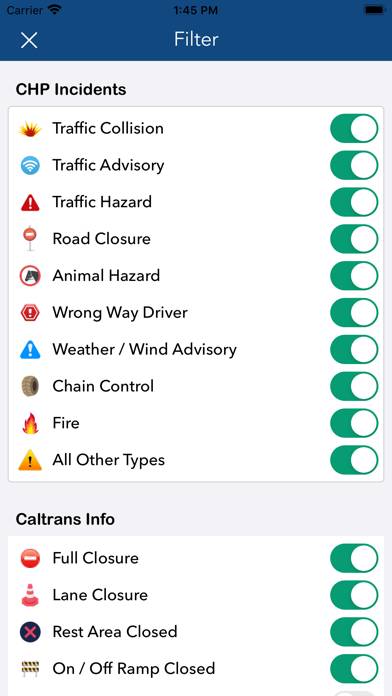 California 511 Road Conditions App screenshot #2