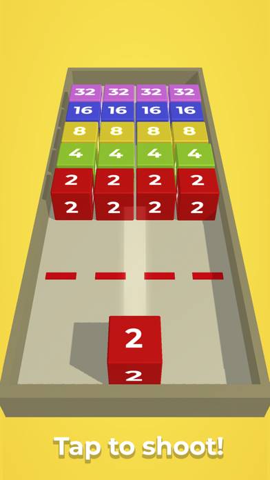 Chain Cube: 2048 3D Merge Game Скриншот приложения #1