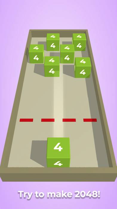 Chain Cube: 2048 3D Merge Game Captura de pantalla de la aplicación #4