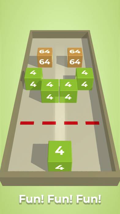 Chain Cube: 2048 3D Merge Game Schermata dell'app #6