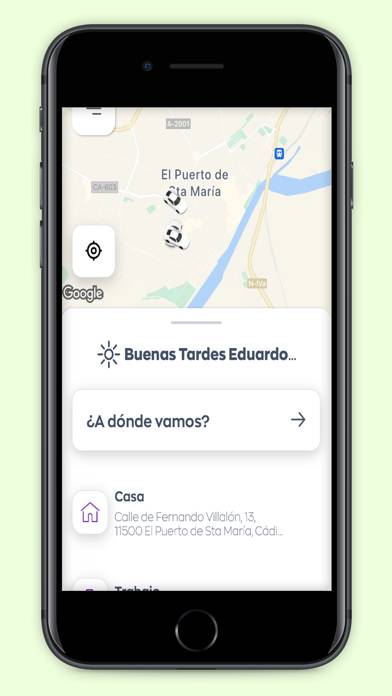 EnTaxi App Captura de pantalla de la aplicación