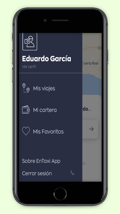 EnTaxi App Captura de pantalla de la aplicación