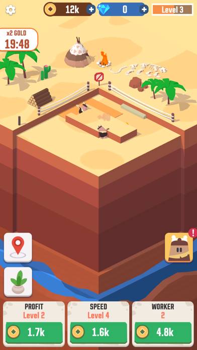Idle Digging Schermata dell'app #1