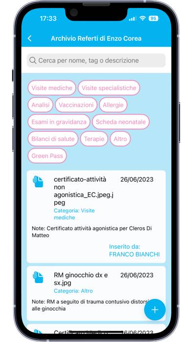 Pediatotem Paziente Schermata dell'app