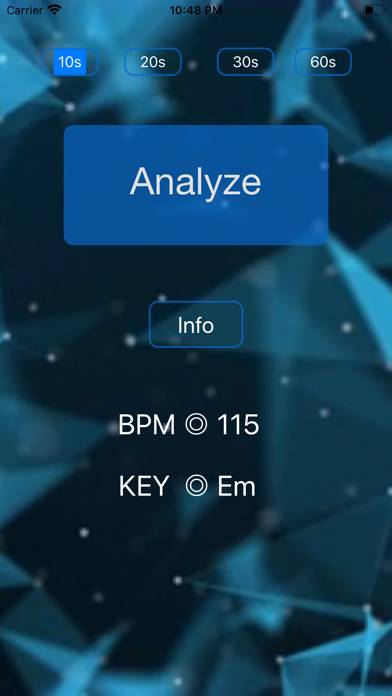 BlueKeyDetect App-Screenshot #3