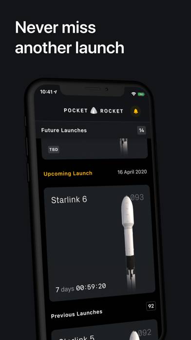 Pocket Rocket App-Screenshot #1