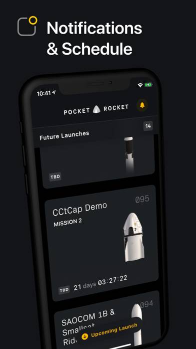 Pocket Rocket App screenshot