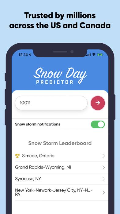 Snow Day Predictor App screenshot #1
